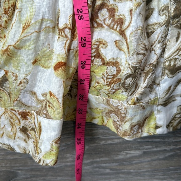 ALEMAIS linen floral mini dress 8 - Picture 12 of 12